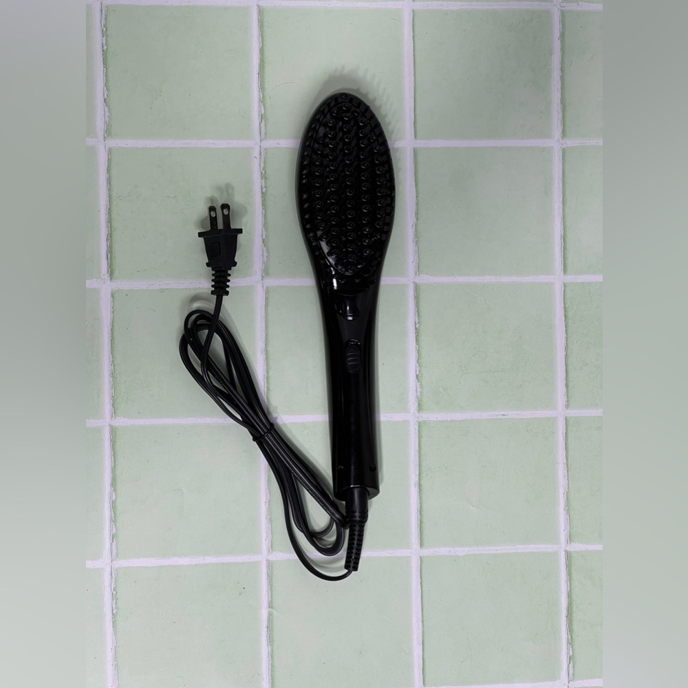Heated Hairbrush Straightener